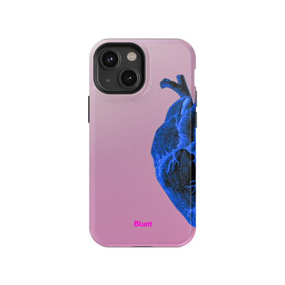 Anatomy Heart Blue iPhone Case