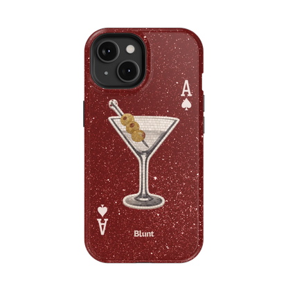 Red Dirty Martini iPhone Case