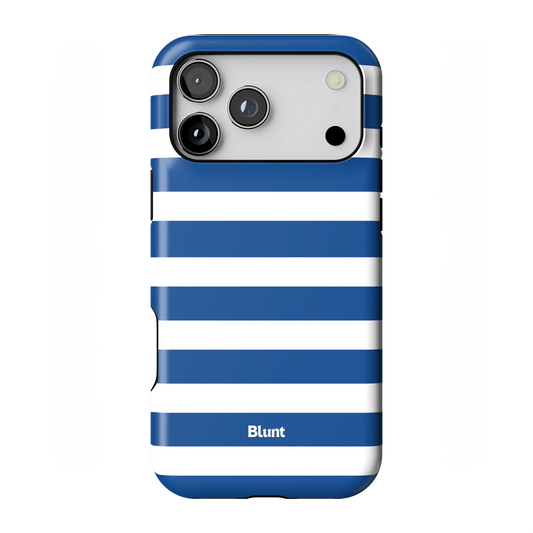 Navy Stripe iPhone Case