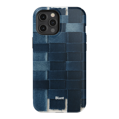 Indigo Weave iPhone Case