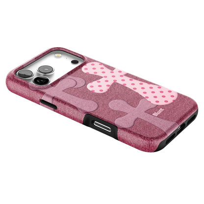 Pink-Polka-Patch-iphone-case-iPhone 17 Pro Max-2