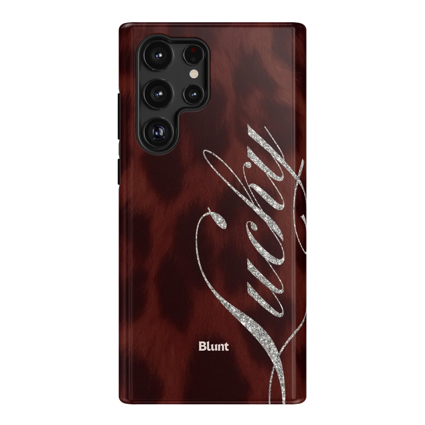 Brown Cheetah Lucky Samsung Case