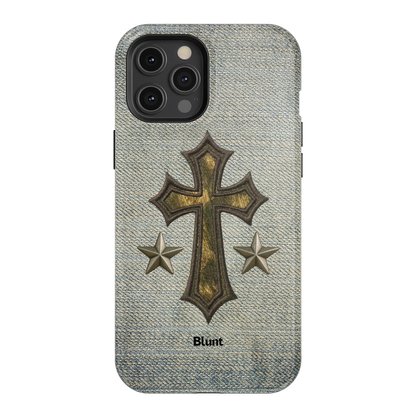 Denim Faith iPhone Case
