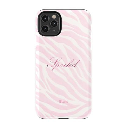 Spoiled Pink Zebra iPhone Case