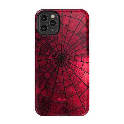 Crimson Web iPhone Case