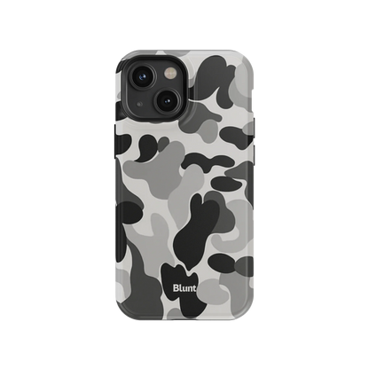 Grey Camo iPhone Case