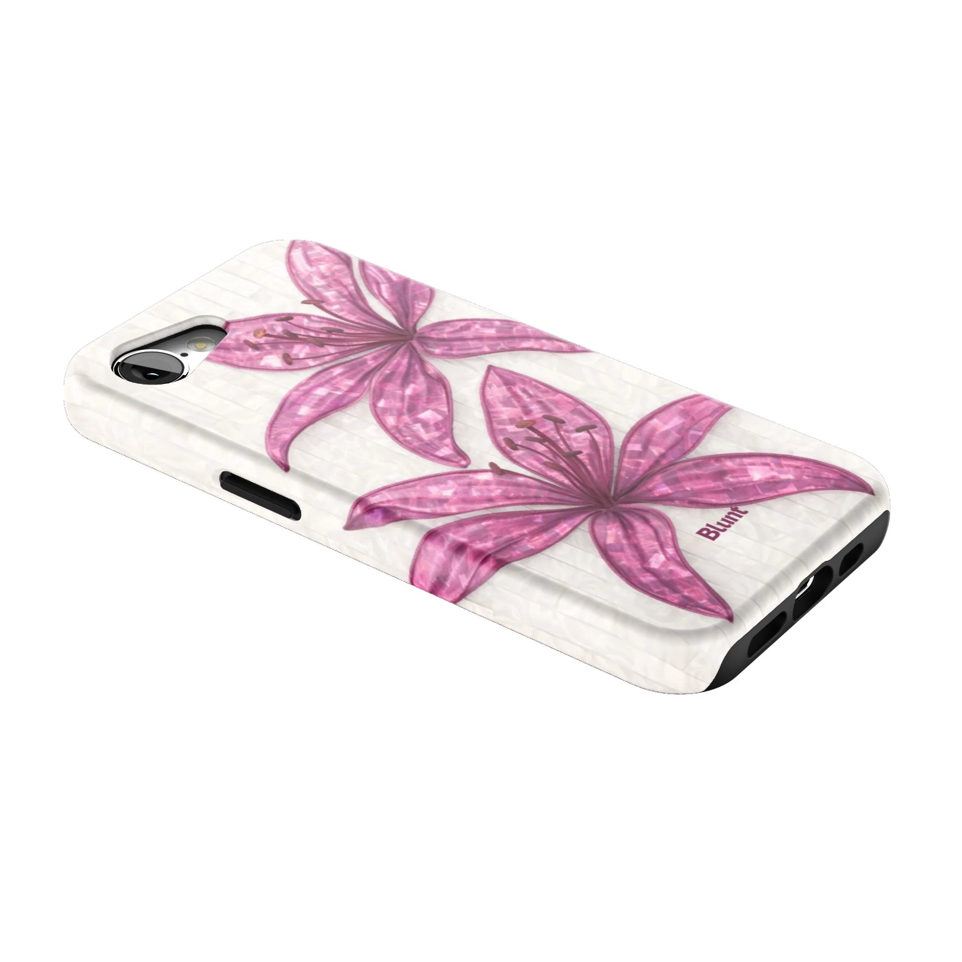 Purple-Floral-Luster-iphone-case-iPhone 16 E-2