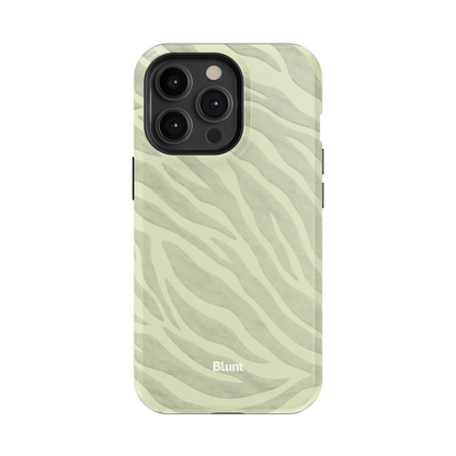 Sage Zebra iPhone Case