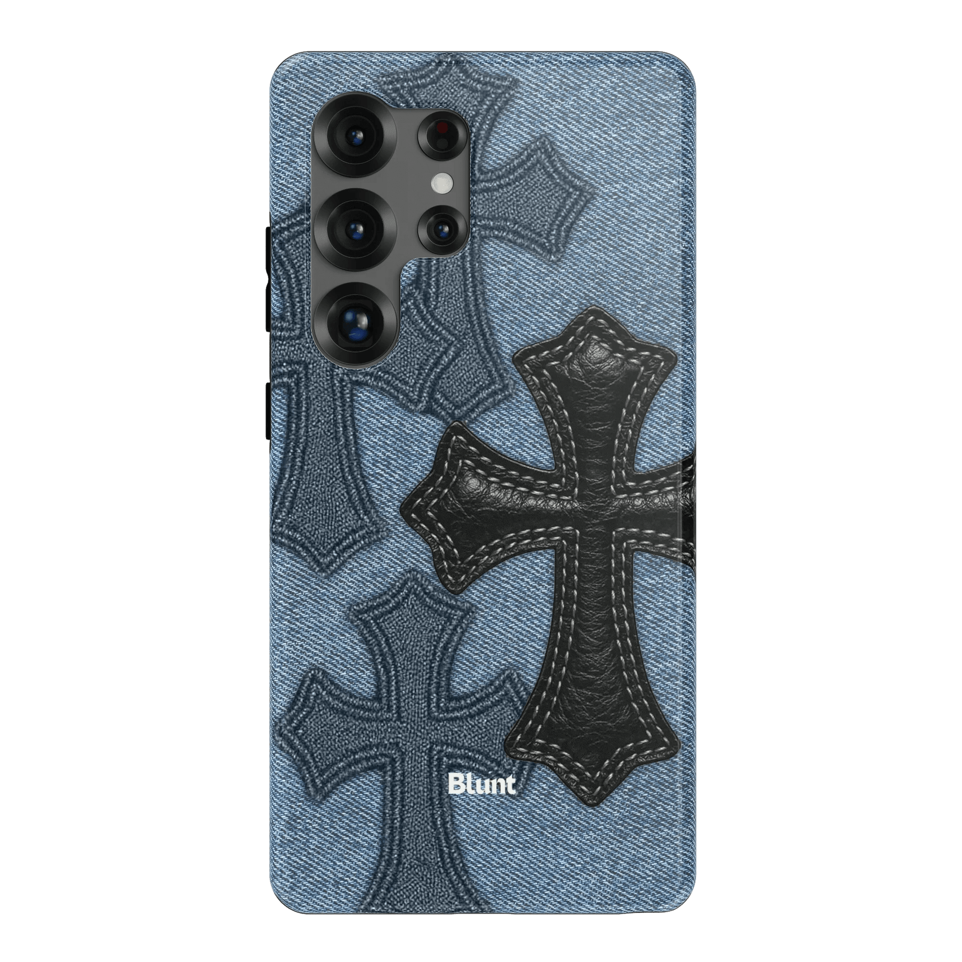 Denim Black Cross Samsung Case - Blunt Cases