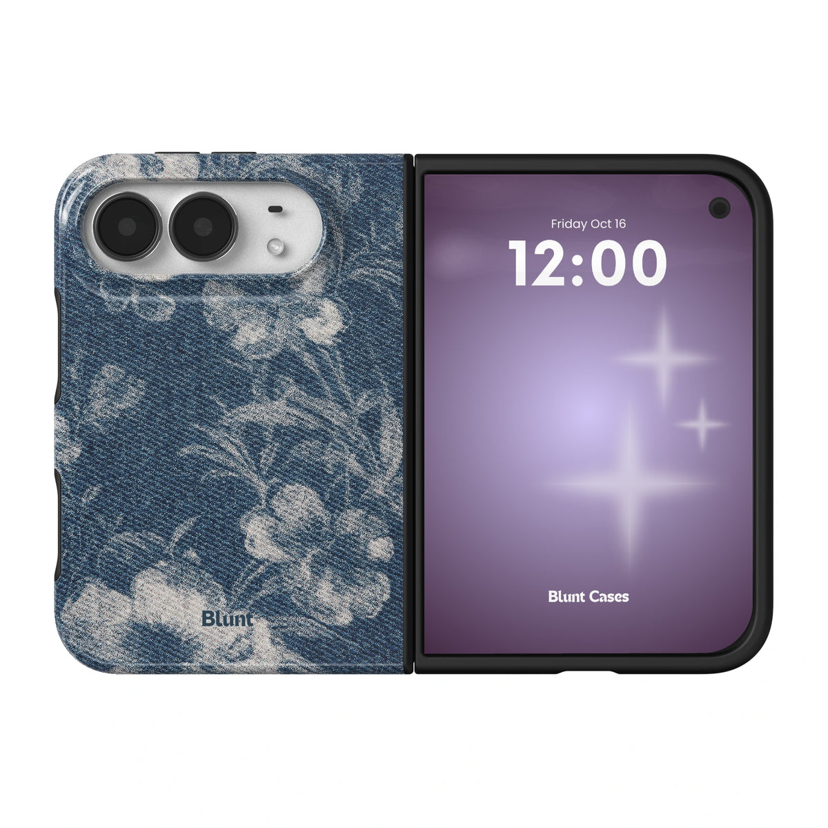 denim-bloom-iphone-case iPhone 18 Duo case, view 1