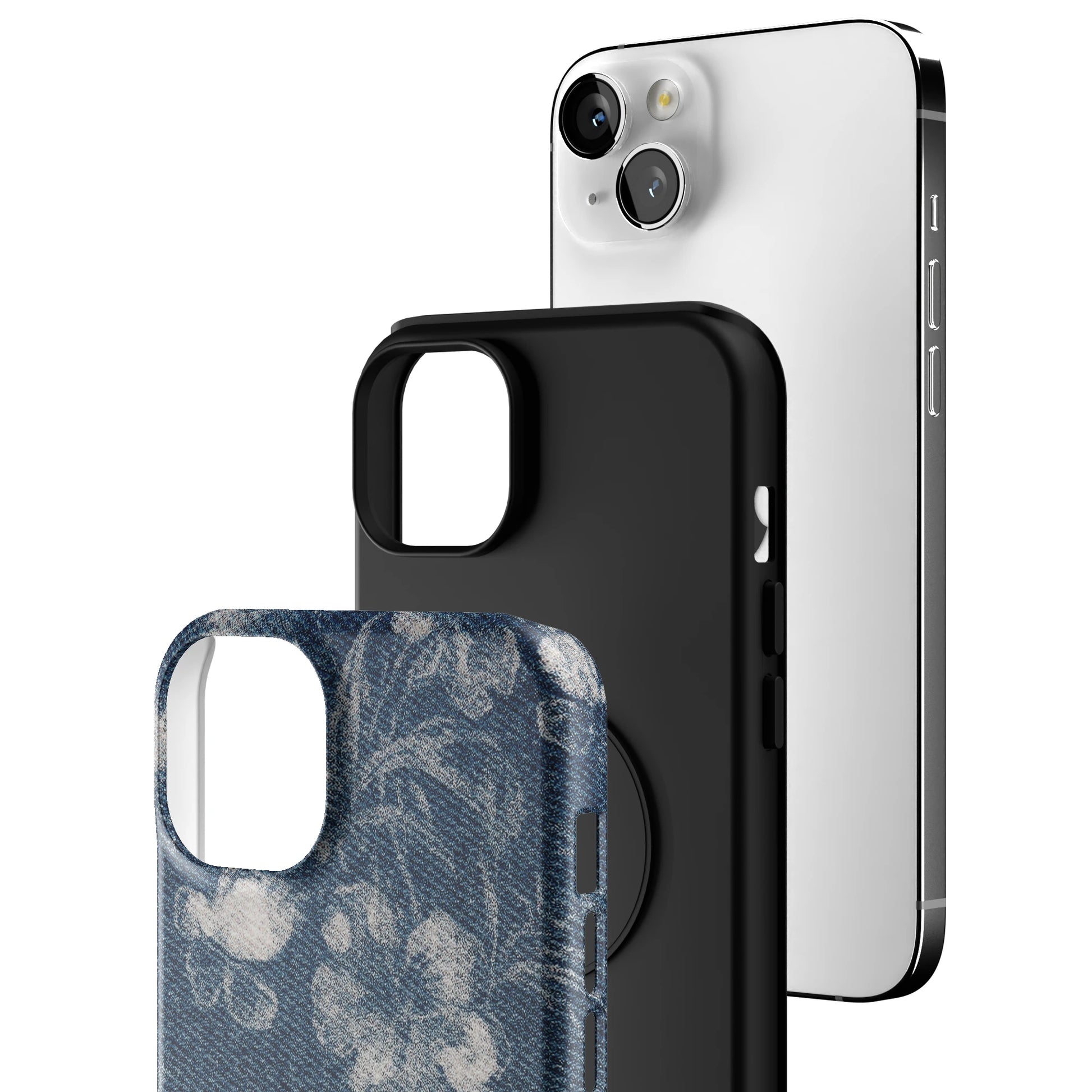 Denim Bloom iPhone Case gallery - Iphone_14_Mini_Air_Plus_3