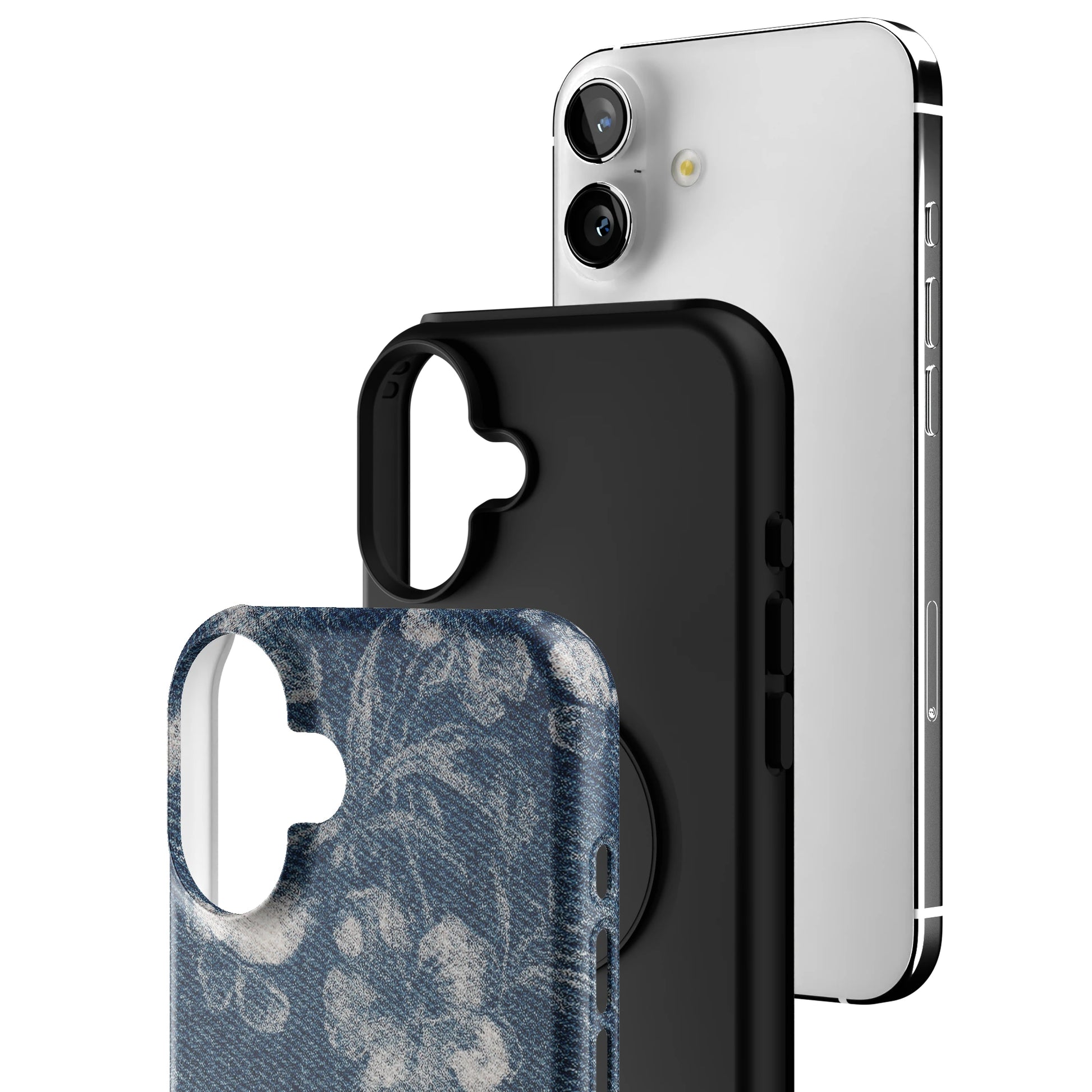 Denim Bloom iPhone Case gallery - Iphone_16_Mini_Air_Plus_3