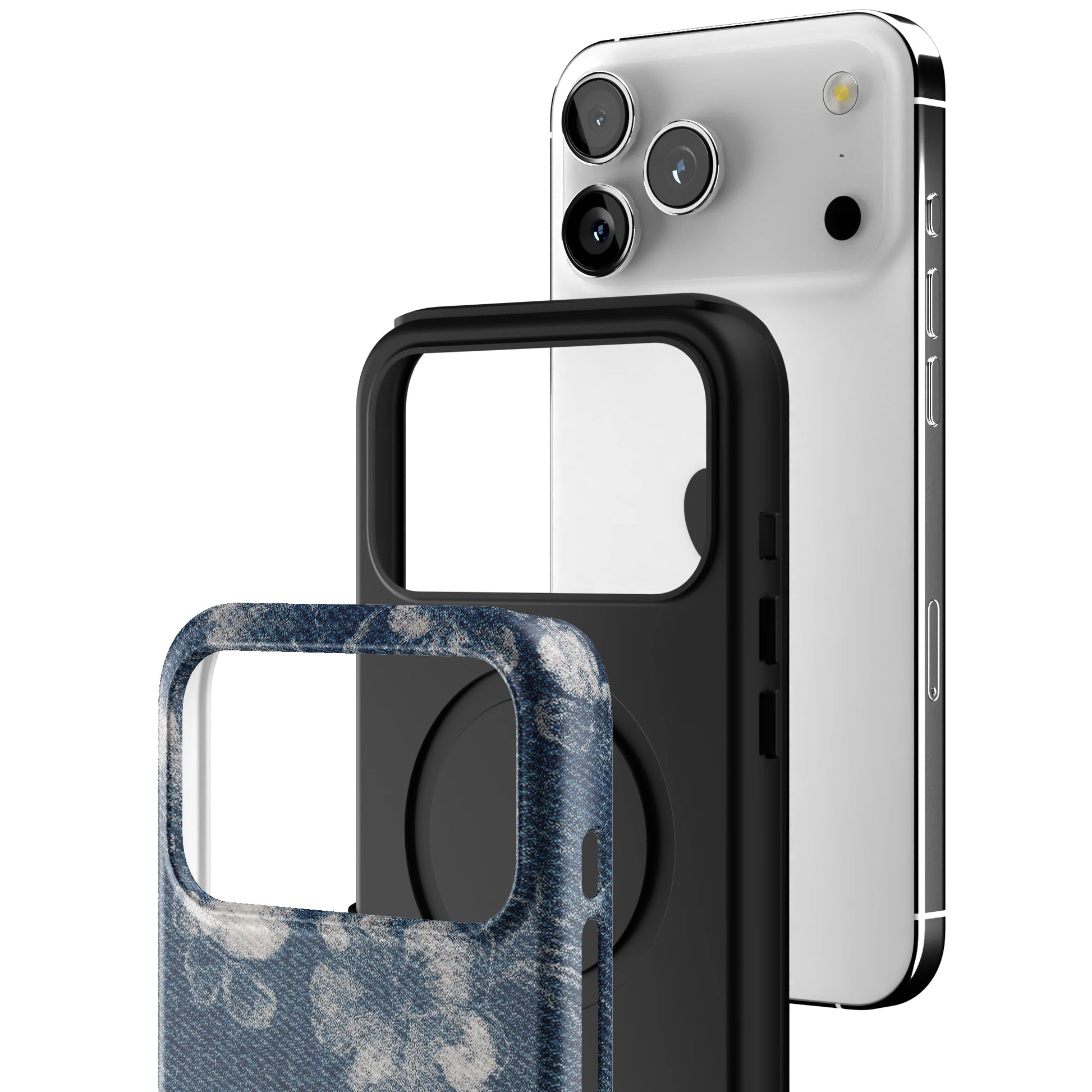 Denim Bloom iPhone Case gallery - Iphone_17_Pro_Max_3