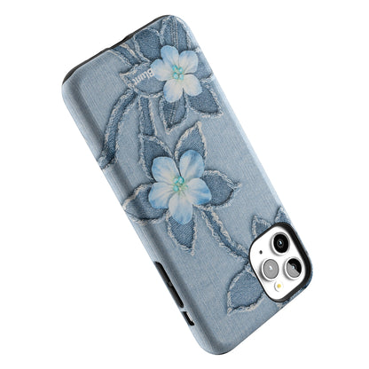 Denim Blue Bloom iPhone Case gallery - Iphone_11_Pro_Max_5