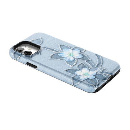Denim Blue Bloom iPhone Case gallery - Iphone_12_Iphone_2