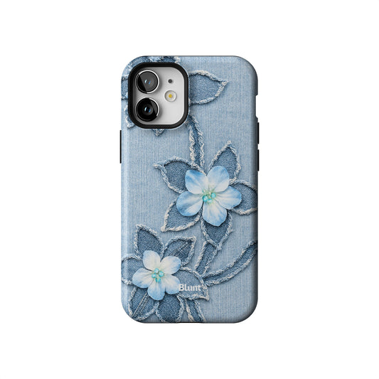 Denim Blue Bloom iPhone Case gallery - Iphone_12_Mini_Air_Plus_1