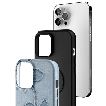Denim Blue Bloom iPhone Case gallery - Iphone_12_Pro_Max_3