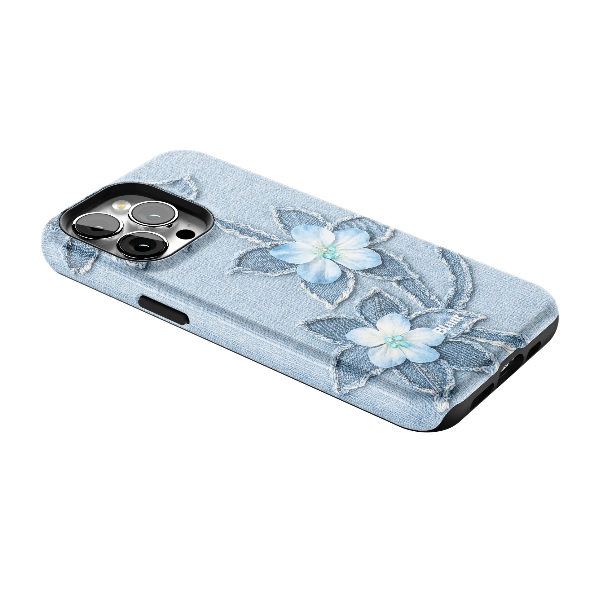 Denim Blue Bloom iPhone Case gallery - Iphone_13_Pro_2