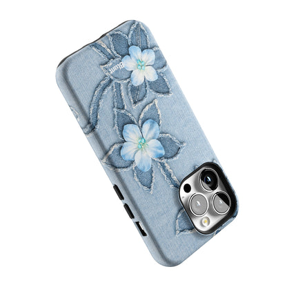 Denim Blue Bloom iPhone Case gallery - Iphone_13_Pro_5