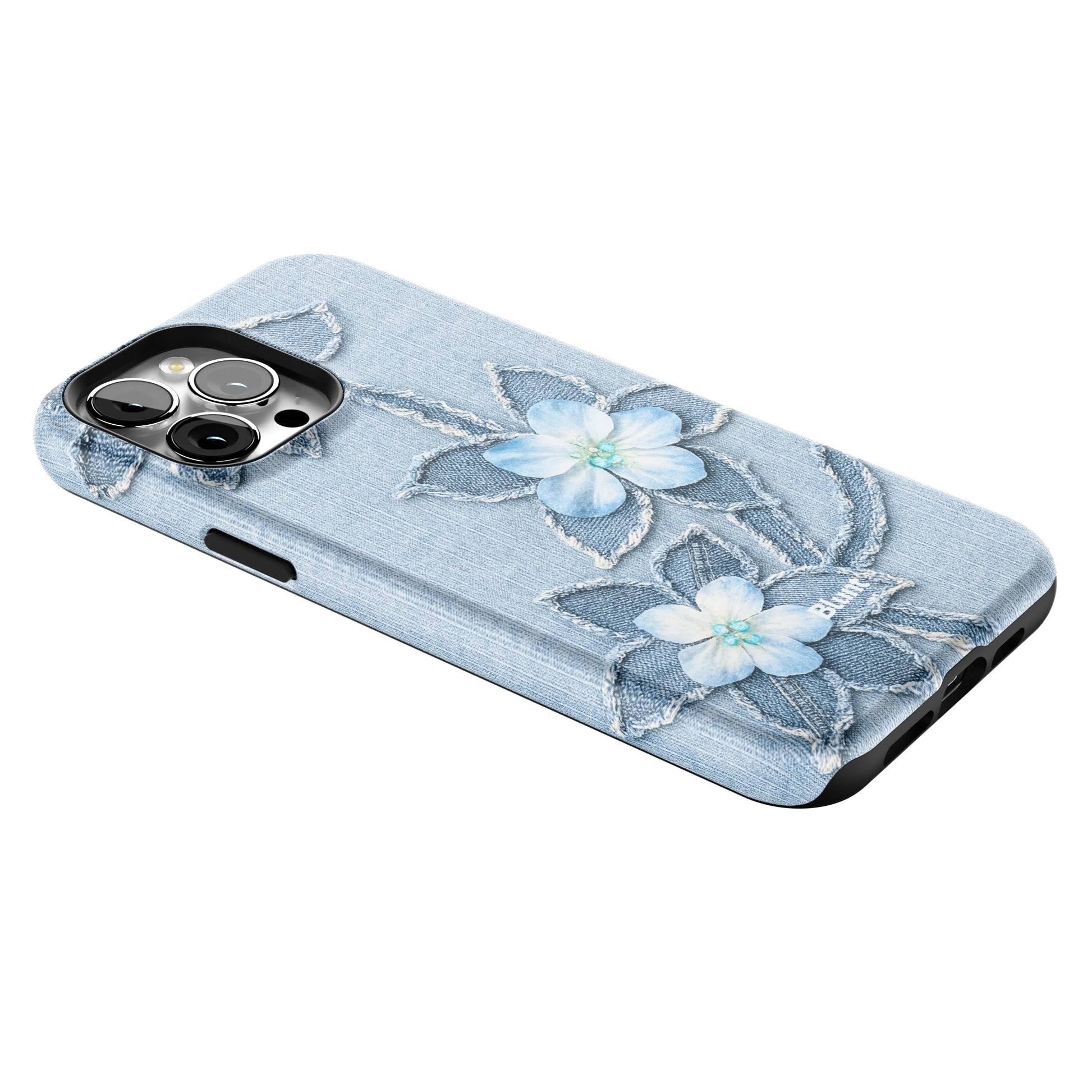 Denim Blue Bloom iPhone Case gallery - Iphone_13_Pro_Max_2