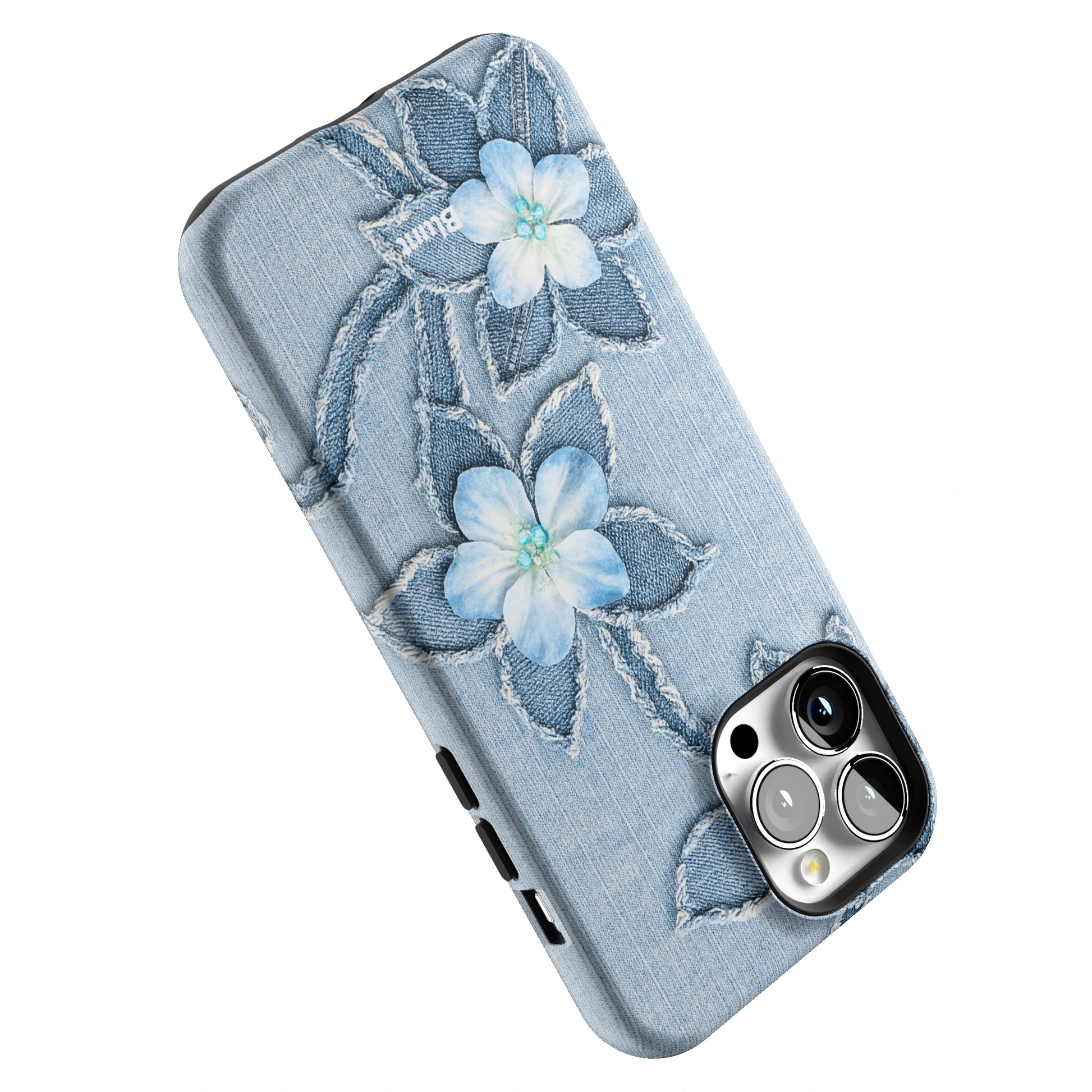 Denim Blue Bloom iPhone Case gallery - Iphone_13_Pro_Max_5