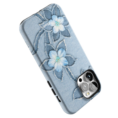 Denim Blue Bloom iPhone Case gallery - Iphone_13_Pro_Max_5