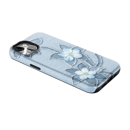 Denim Blue Bloom iPhone Case gallery - Iphone_14_Iphone_2