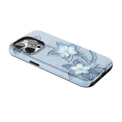 Denim Blue Bloom iPhone Case gallery - Iphone_14_Pro_2