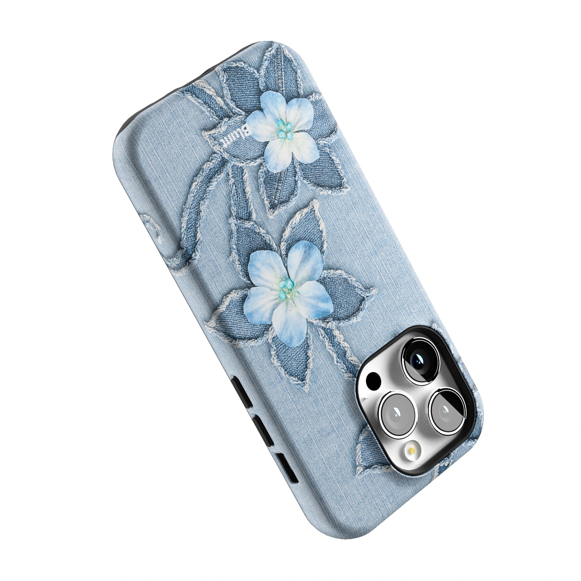 Denim Blue Bloom iPhone Case gallery - Iphone_14_Pro_5