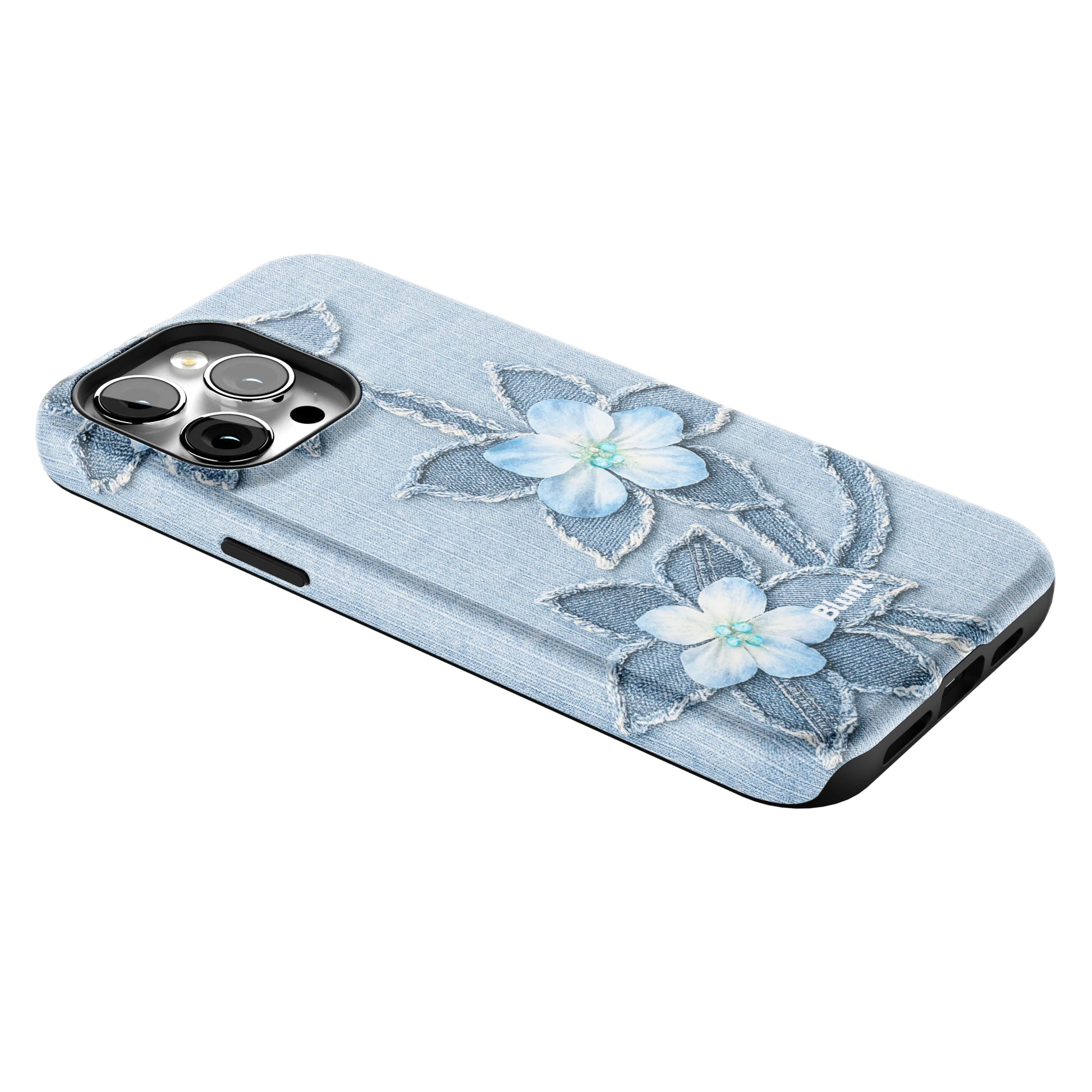 Denim Blue Bloom iPhone Case gallery - Iphone_14_Pro_Max_2