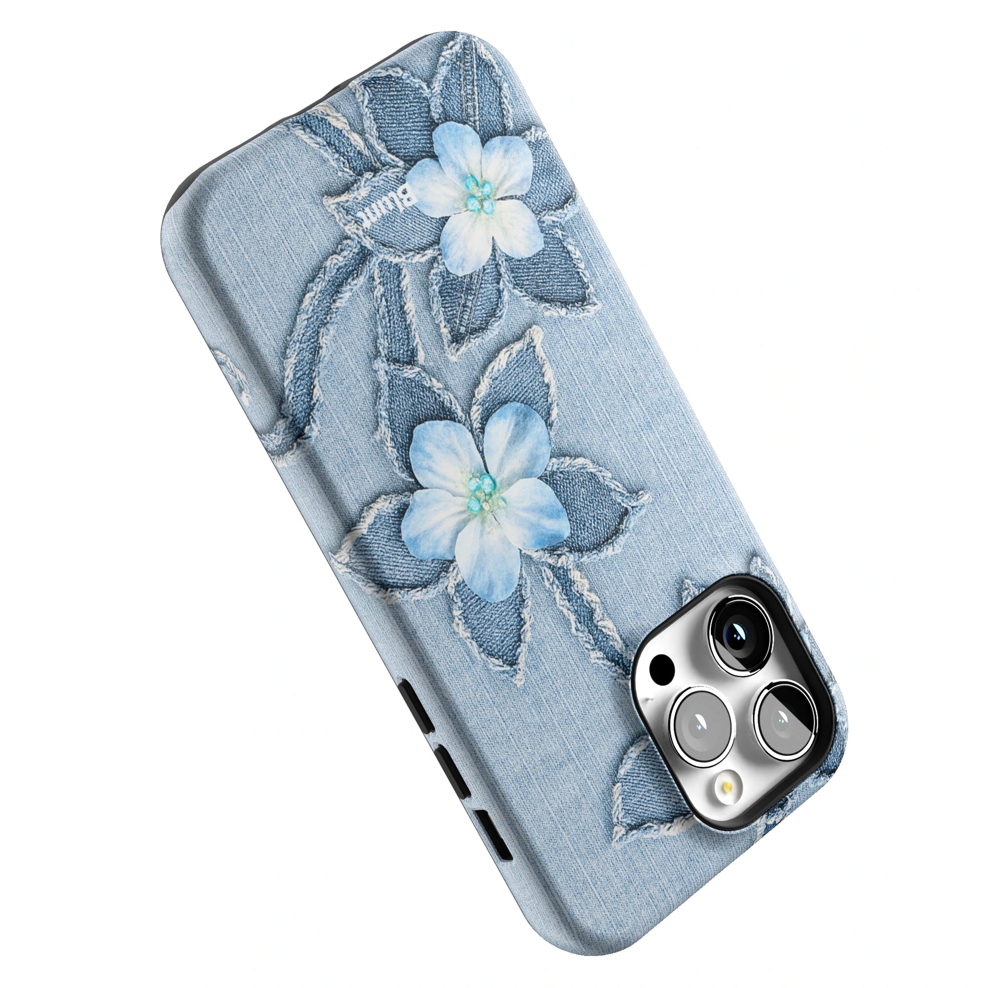 Denim Blue Bloom iPhone Case gallery - Iphone_14_Pro_Max_5