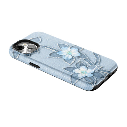 Denim Blue Bloom iPhone Case gallery - Iphone_15_Iphone_2