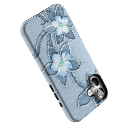 Denim Blue Bloom iPhone Case gallery - Iphone_16_Mini_Air_Plus_5