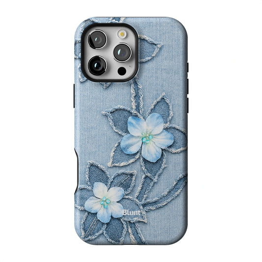 Denim Blue Bloom iPhone Case gallery - Iphone_16_Pro_Max_1
