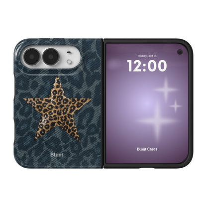 denim-cheetah-iphone-case iPhone 18 Duo case, view 1