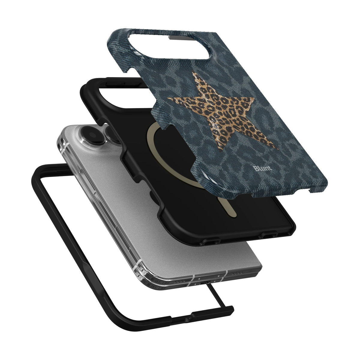 denim-cheetah-iphone-case iPhone 18 Duo case, view 6