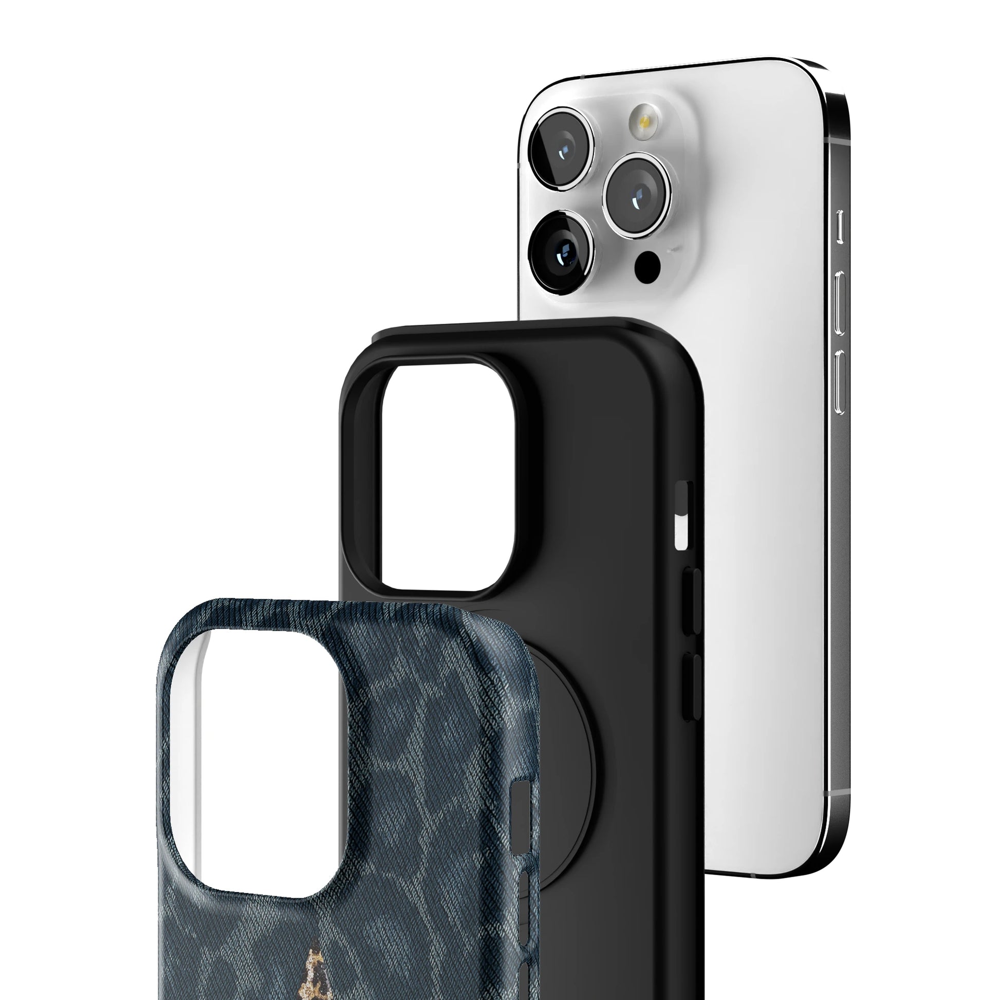 Denim Cheetah iPhone Case gallery - Iphone_14_Pro_3