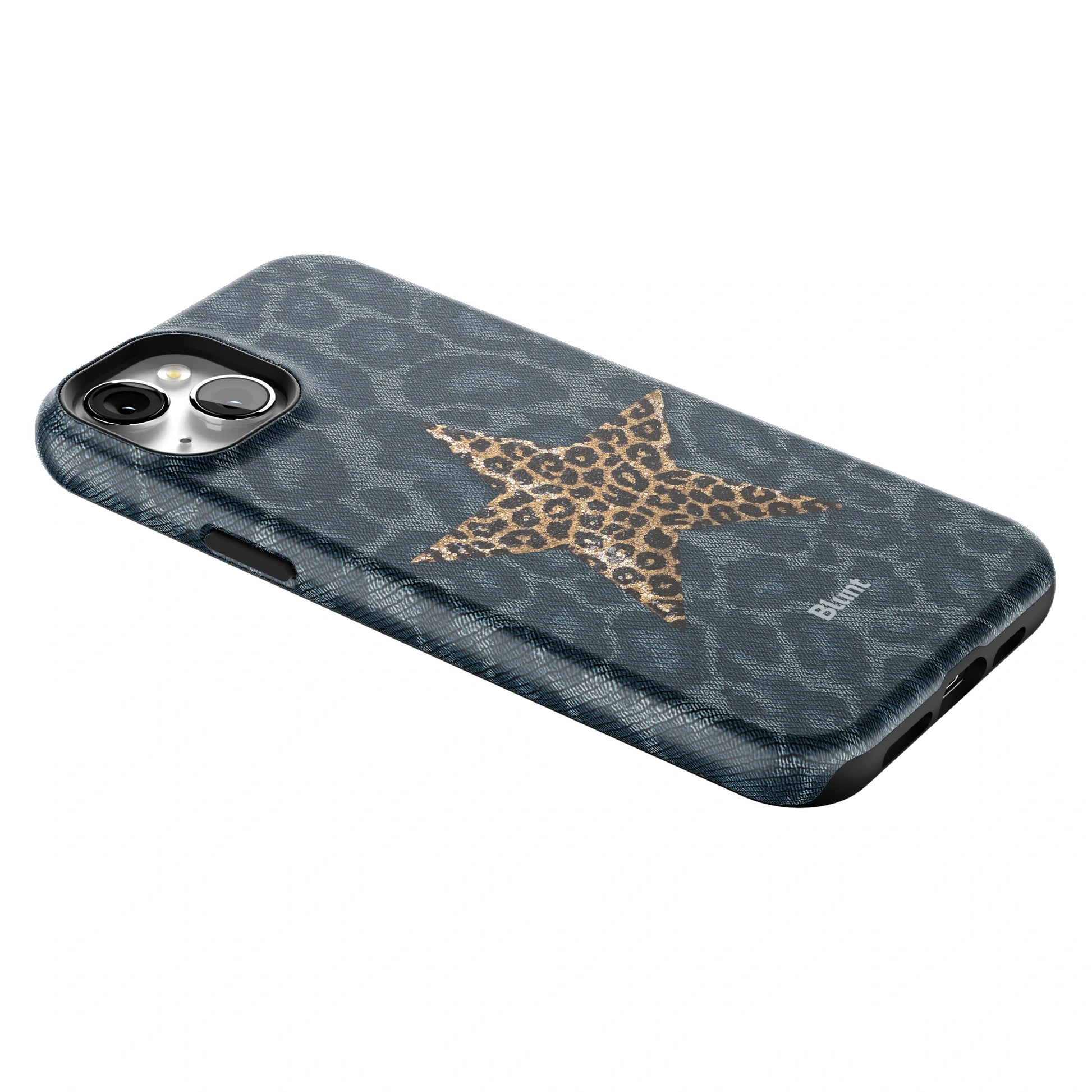 Denim Cheetah iPhone Case gallery - Iphone_15_Mini_Air_Plus_2