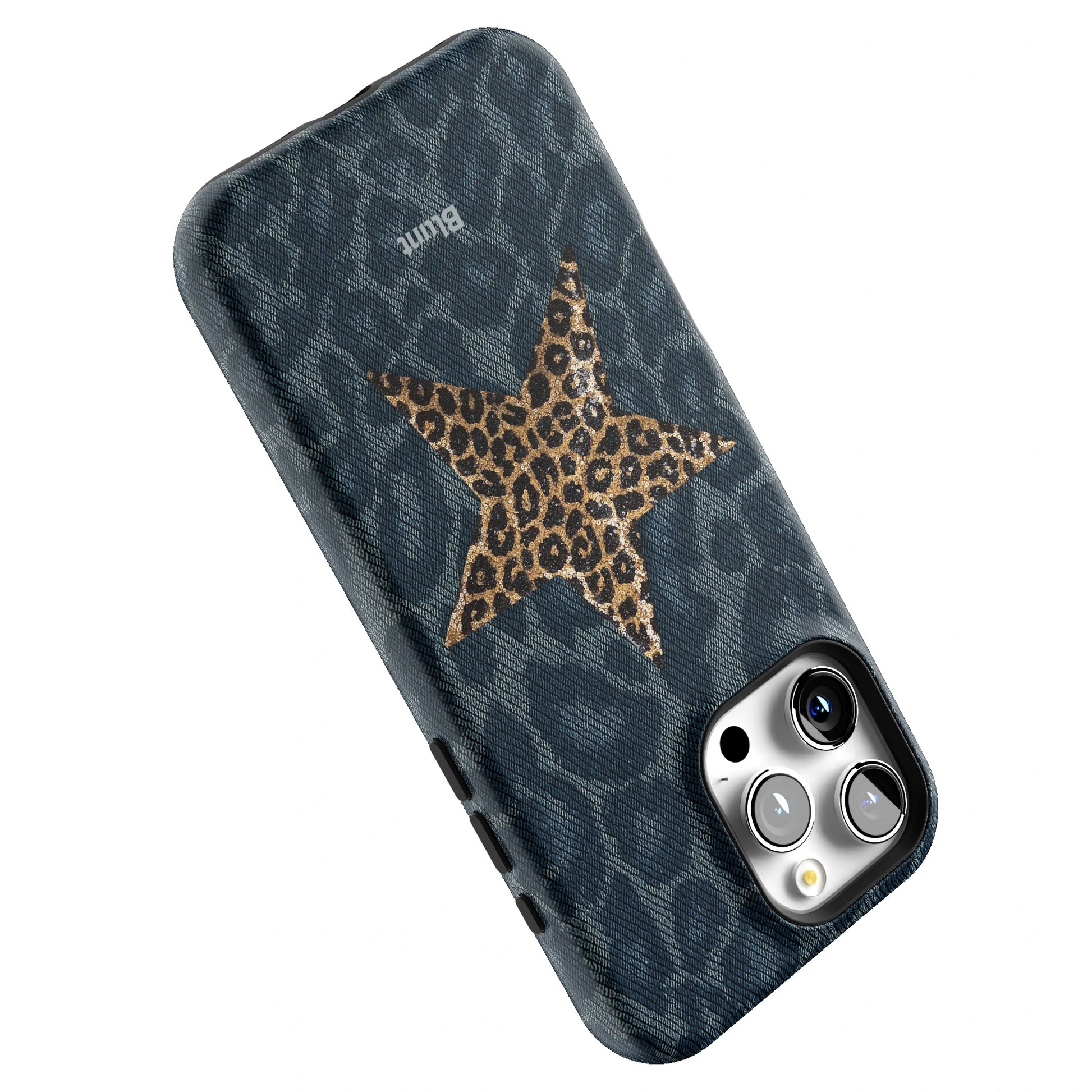 Denim Cheetah iPhone Case gallery - Iphone_16_Pro_Max_5