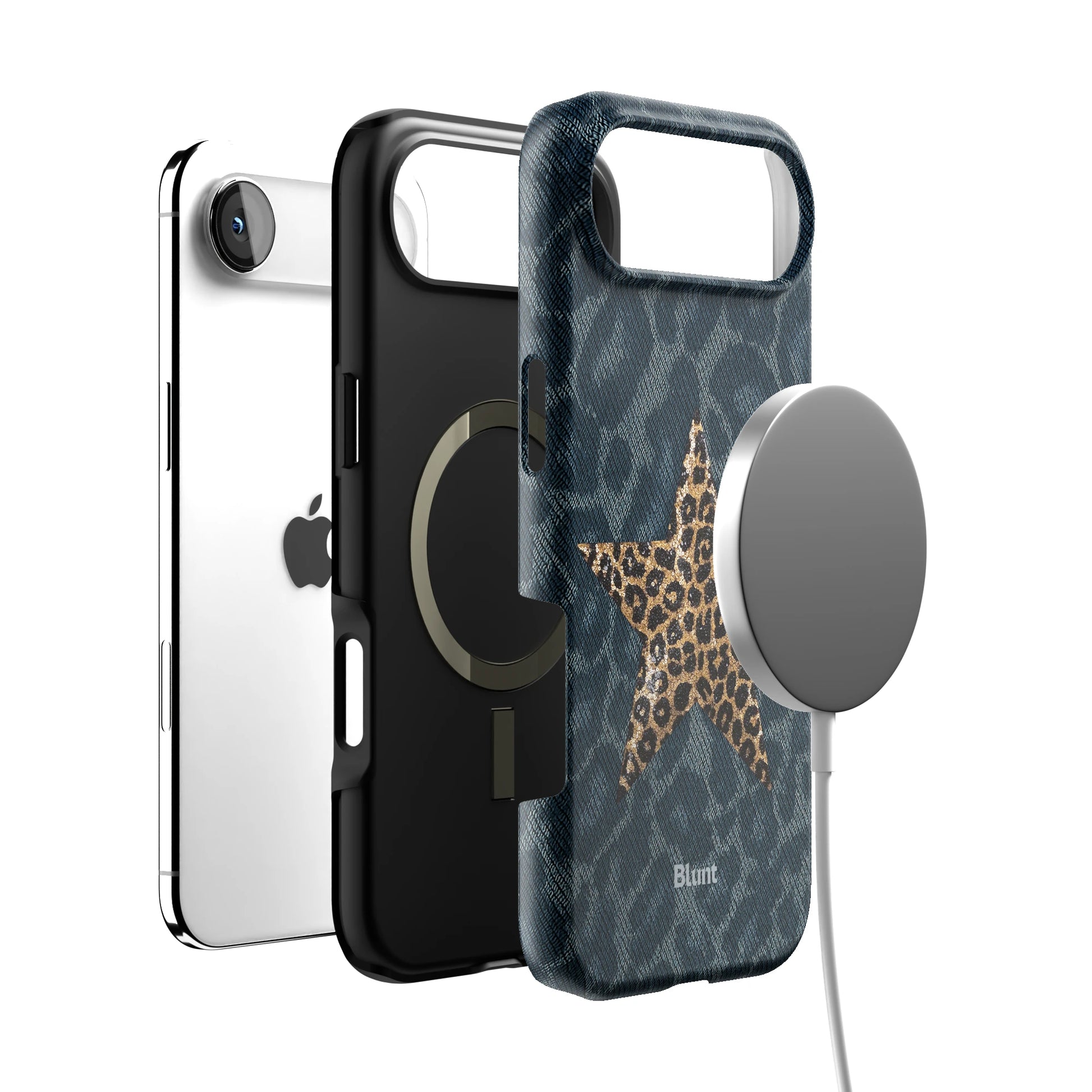 Denim Cheetah iPhone Case gallery - Iphone_17_Air_4