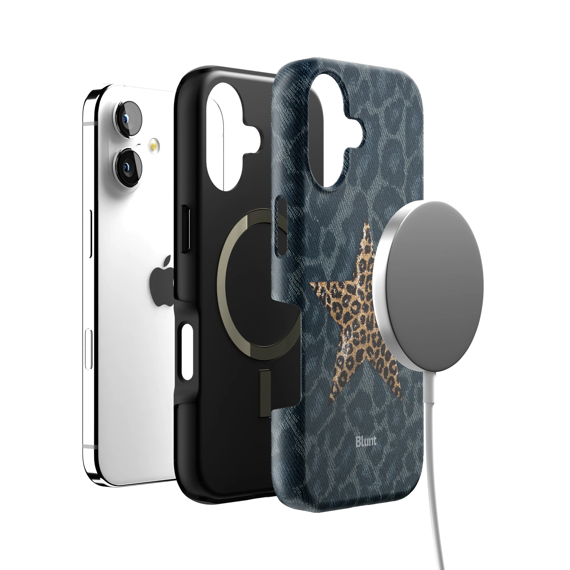 Denim Cheetah iPhone Case gallery - Iphone_17_Iphone_4