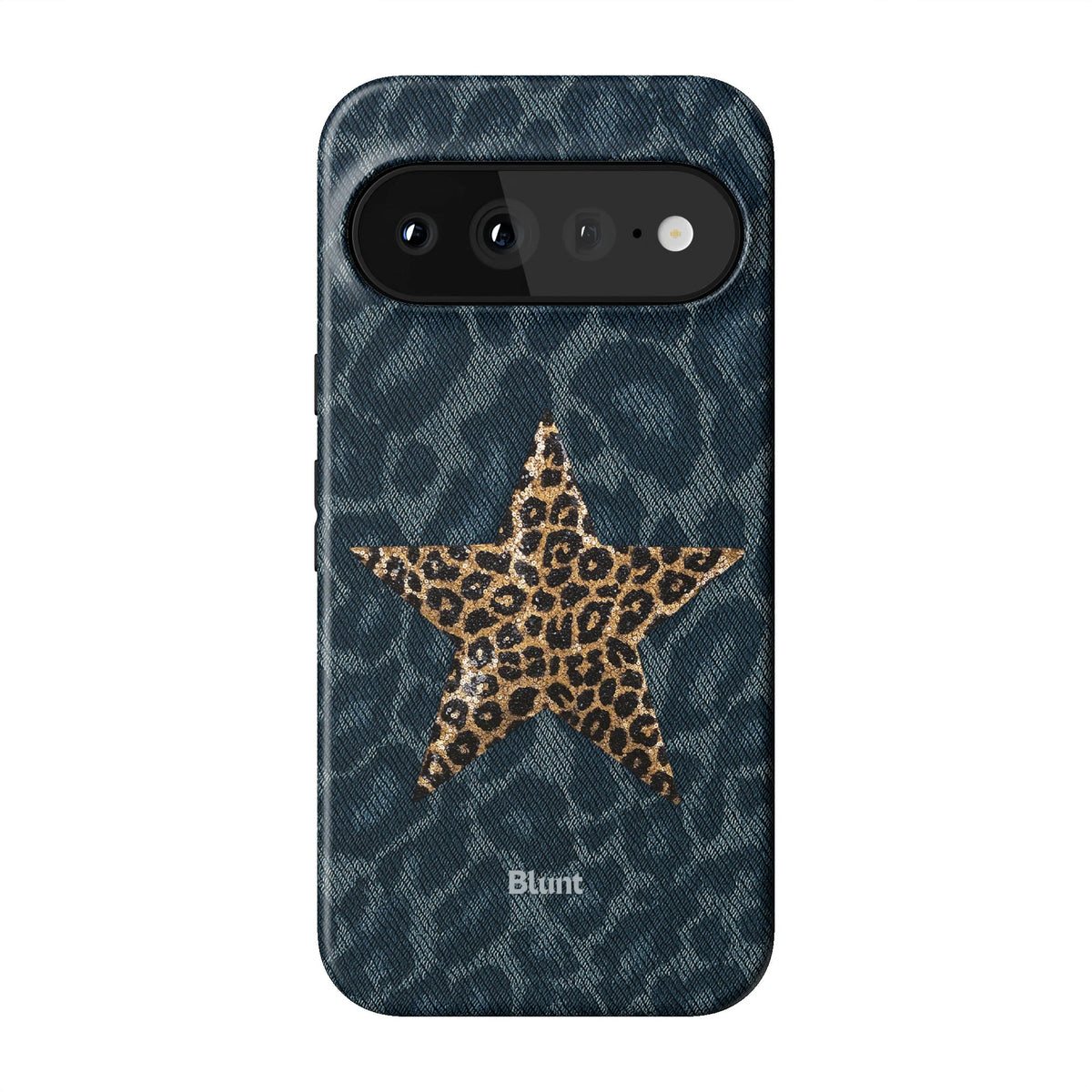 Denim Cheetah Pixel Case - Blunt Cases