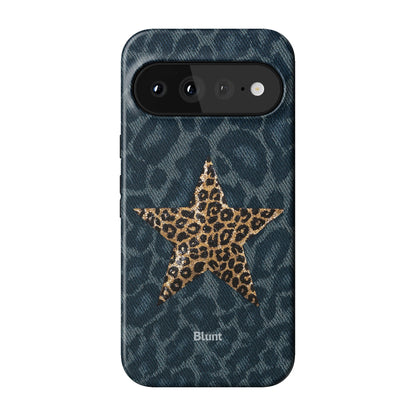 Denim Cheetah Pixel Case - Blunt Cases