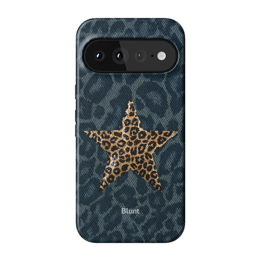Denim Cheetah Pixel Case - Blunt Cases