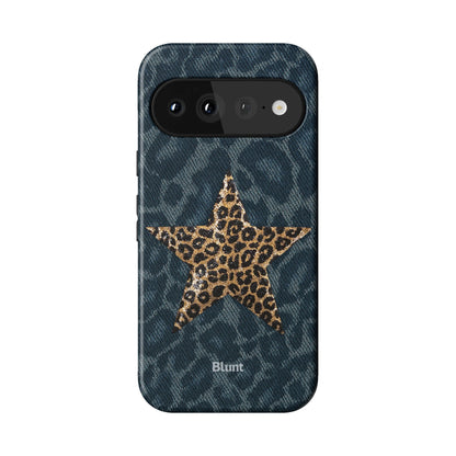 Denim Cheetah Pixel Case - Blunt Cases
