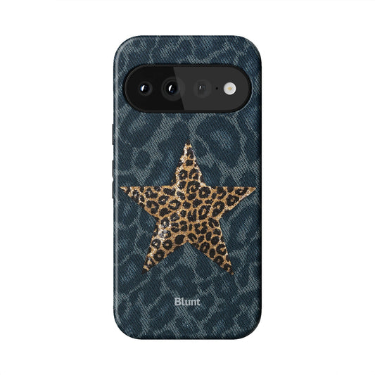 Denim Cheetah Pixel Case - Blunt Cases
