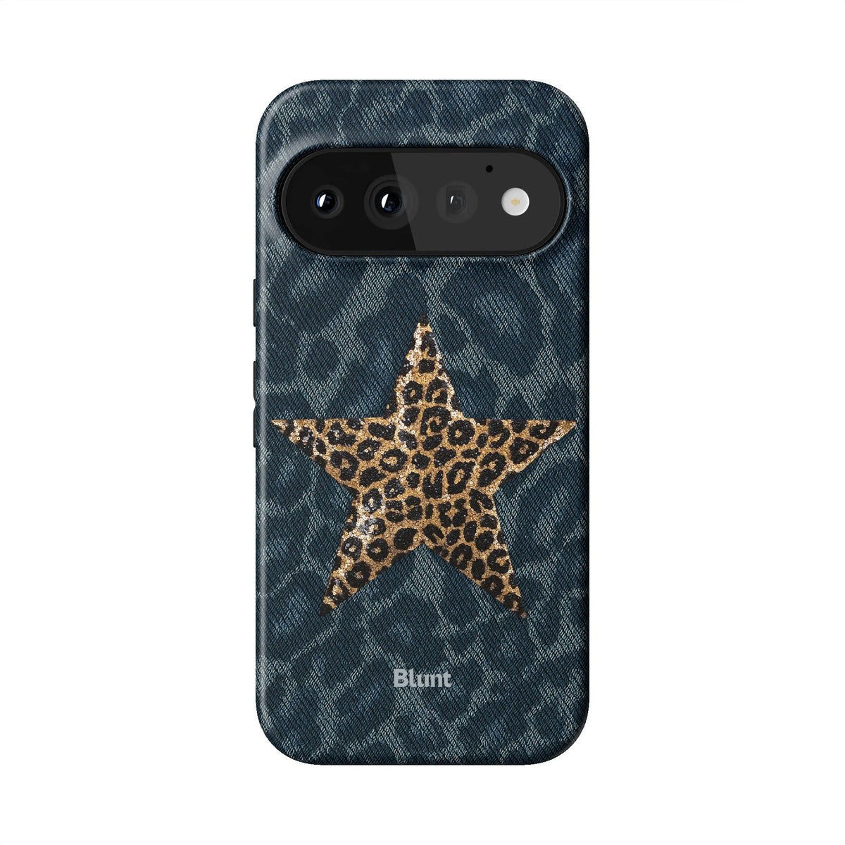 Denim Cheetah Pixel Case - Blunt Cases