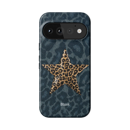 Denim Cheetah Pixel Case - Blunt Cases