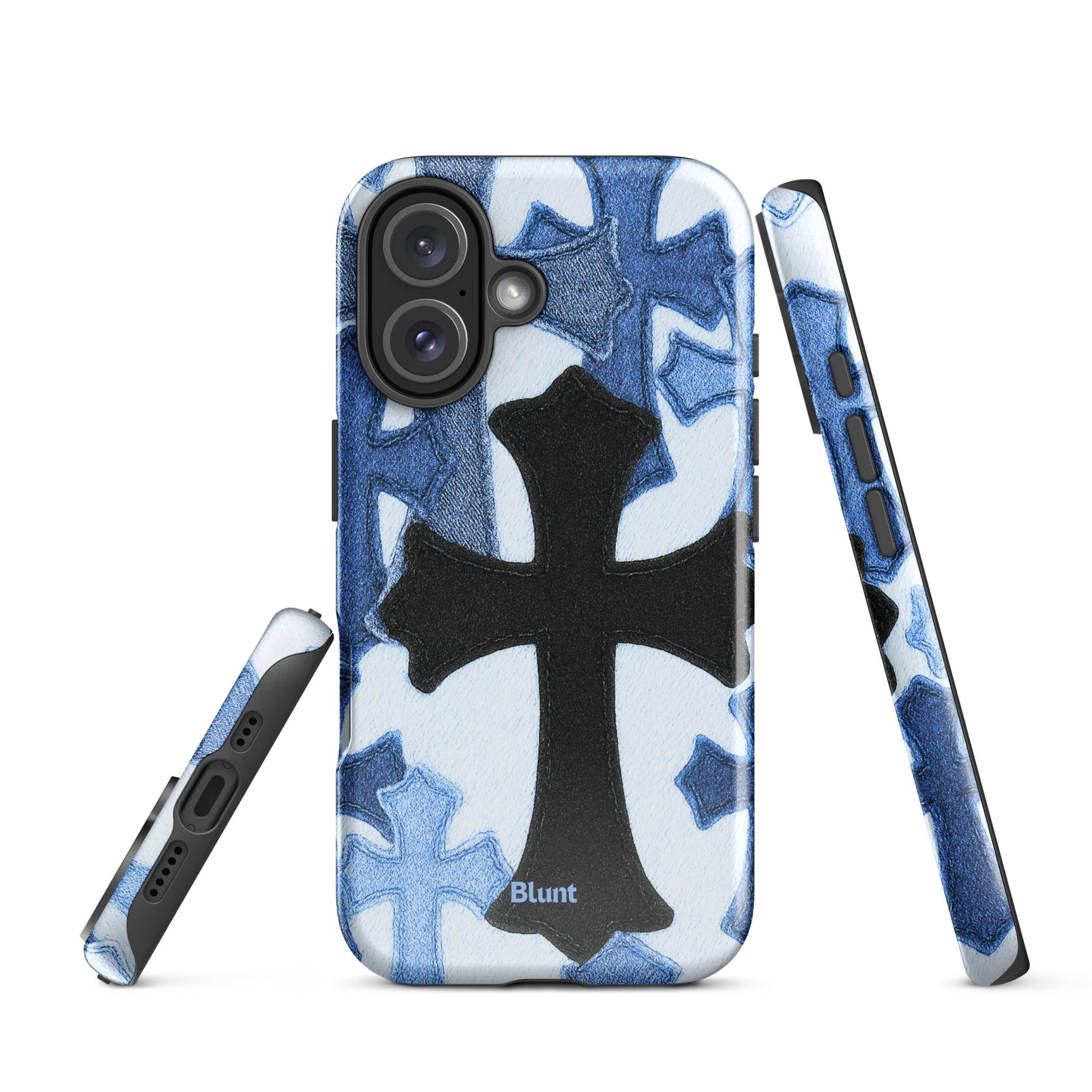 Denim Cross iPhone Case - Blunt Cases