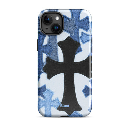 Denim Cross iPhone Case - Blunt Cases